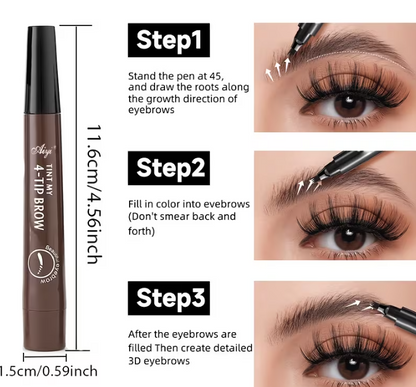 Eyebrow Pencil with Bionic Tip (2pcs)