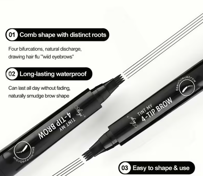 Eyebrow Pencil with Bionic Tip (2pcs)